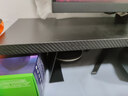戟创AGKey-D1实木生态板桌面增高架电脑显示器托架台式桌面屏幕置物架 黑色碳纤维纹理 80*20*10.2cm 实拍图