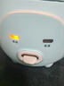 美的（Midea）迷你电饭煲微压 小型家用电饭煲1-2人电饭锅家用1-2-3个人用宿舍萌趣多功能煲汤煮饭煮粥不粘内胆 【机械款】一键快煮 1.6L 黑晶防粘内胆 实拍图