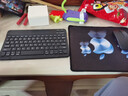 【京东物流】蓝牙无线键盘适用苹果iPad可充电华为MatePad联想pro安卓手机iOS外接键盘M6静音打字 蓝牙键盘+充电款鼠标+充电线【经典黑】 实拍图