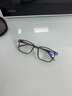吉米·橙老花镜男防蓝光高清时尚老年人超轻高档品牌女花镜 黑色200度 实拍图