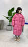 G.DUCKKIDS童装女童羽绒服冬季2025新款儿童外套白鸭绒中长款连帽衣服小女孩 星星玫红色【高品质棉服】 120 尺码5~6岁【110-120cm】 实拍图
