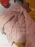 太平鸟女装羽绒服轻薄多巴胺无胆衬衫羽绒休闲外套短款 粉色 M 实拍图
