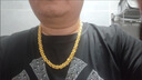 红福吉祥金店同款9999足金包银男士项链霸气龙骨包金老板链潮男爆款粗链子 金4克-总重约80克-龙头龙骨项链 实拍图