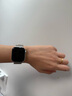 Apple/苹果 Watch Series 10 智能手表GPS款42毫米银色铝金属表壳丹宁色运动型表带S/M MX1J3CH/B 实拍图