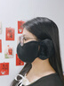 DFBK德国保暖口罩戴眼镜不起雾的冬季防风防寒女高颜值护耳罩一体防冻 成人款-幕黑色【不起雾不湿闷纳米微孔科技】 无规格 晒单实拍图