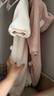 戴维贝拉（DAVE＆BELLA）新生儿爬服婴儿连体衣0-6个月宝宝衣服冬季新款牛奶绒男宝睡衣 藕粉色【现货】 80cm （建议身高73-80cm） 实拍图