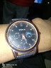 正品男士手表高档休闲石英表简约气质男表皮带高颜值罗马时尚腕表 黑色运动款 实拍图