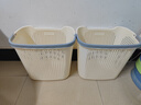 京东物流 脏衣篓家用脏衣服收纳筐脏衣篮浴室洗衣篮神器收纳筐 奶油黄 大号+大号【优惠2件套】 实拍图