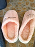 2025踩屎感棉拖鞋女士厚底防滑冬季外穿居家情侣保暖学生男宿舍 小熊小兔棉拖-粉色 36-37 适合35-36 实拍图