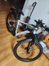永久锂电池助力电动自行车禧玛诺变速超长续航山地车男女士双碟刹单车 F58-多彩白【10A油碟】27.5寸 实拍图