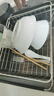 美厨（MAXCOOK）沥水架厨房置物架 304不锈钢沥水篮水槽碗碟架伸缩收纳架 MCPJ943 实拍图