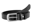牛当家皮带男细腰带男纯牛皮窄款针扣休闲头层牛皮本命年红裤带礼物 2.8CM细款5186-雅致黑 100cm 29-31码/腰围2.2-2.4尺 实拍图
