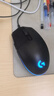 罗技（G）G102二代鼠标有线电竞游戏鼠标机械轻量化人体工学RGB流光灯效宏编程三角洲行动无畏契约吃鸡神器 【爆】G102二代 黑色 实拍图