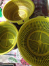 双层沥水篮洗菜篮厨房沥水神器家用多功能水果篮子收纳篮 圆形沥水篮6件套-大+中+小-混色 实拍图