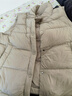 坦博尔秋冬羽绒服短款女士马甲背心90鸭绒休闲保暖外套TD236006 奶茶棕 2XL (180) 实拍图