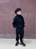 NIKE 耐克男童裤子春季2026新款儿童运动裤纯棉100校园女童青少年长裤 正黑色【100%纯棉】 【不加绒款】 160 /L 【建议身高152-158cm】 实拍图