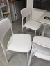 林氏家居现代简约家用餐桌椅子网红餐厅软包靠背椅2022新款LS071 【白色】LS071S1-A椅子 实拍图