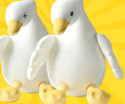 名创优品（MINISO）大白鹅系列毛绒公仔趴姿玩具抱枕睡觉室内卧室办公室生日礼物 实拍图