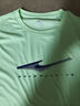 鸿星尔克儿童装男童速干短袖t恤夏季短T男生夏装运动半袖T恤 微光绿 170 实拍图