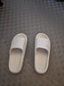 蕉内301H拖鞋男女士浴室洗澡防滑踩屎感情侣家居凉拖鞋抗菌防臭可外穿 【王一博同款厚底版】冷石灰 39-40 实拍图