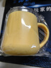 彩致（CAIZHI）马克杯304不锈钢水杯咖啡杯带盖家用双层防烫喝水杯子浅黄CZ6279 实拍图