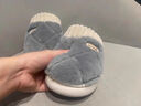 猫力棉拖鞋男士秋冬季居家户外穿厚底毛绒保暖防滑舒适半包跟月子鞋女 灰色 42-43 (250mm)适合41-42 实拍图