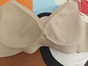 古今（GUJIN）商场同款】 内衣女纯棉内杯轻薄透气胸罩无钢圈大胸显小文胸送礼 杏肤 95C 实拍图