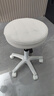 卓博凳子吧台椅升降椅美容凳滑轮凳转椅圆凳椅子BT33米白 实拍图