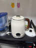 美的（Midea）艺术家电热水壶  烧水壶自动断电保温一体  1.6L大容量电热水壶 316L不锈钢恒温壶 精准控温 63-Q 实拍图