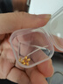 御邪足金999光面算盘珠隔断珠黄金垫片DIY手串手链金配饰 算盘珠:约0.15g（五颗） 实拍图