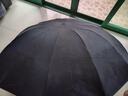 天堂 长柄加大雨伞半自动强抗风商务直杆伞晴雨伞65*16骨11013E云炭黑 实拍图