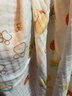 棉加加（Cotton++）纱布浴巾6层婴儿纯棉宝宝全棉100%新生儿童3-6-12岁洗澡包被裹巾 橘熊橙【a类6层一体超柔110*110 cm拉伸尺寸 实拍图