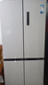 美的（Midea）531谷雨灰双系统双循环十字对开四开门一级变频风冷无霜大容量国家补贴家用智能电冰箱MR-531WSPZE 实拍图
