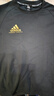 阿迪达斯（adidas）卫衣男圆领套头衫春季防风保暖长袖外套 黑金（棉） S  实拍图