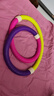 羽豪弹簧呼啦圈收腹加重美腰女瘦腰减肚子神器成人初学者软体呼啦圈 粉紫黄色\约2斤 实拍图