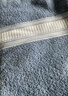 金号纯棉加厚浴巾 家用吸水洗澡巾 男女大毛巾 140*72cm 500g 兰色 实拍图