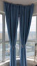 京东京造黑胶浅灰窗帘 99%全遮光窗帘布飘窗卧室遮阳帘挂钩式 宽3*高2.7米 实拍图