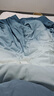 海澜之家（HLA）床上三四件套纯棉水洗棉麻裸睡亲肤床上用牛奶绒床单床笠被套被罩 【速干不缩水】A类裸睡-渐变海蓝 加大 床单款 四件套 被套220*240cm 实拍图