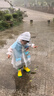 汪汪队立大功（PAW PATROL）儿童雨衣带书包位男女童宝宝透明雨衣幼儿园上学专用小学生雨披 S 实拍图