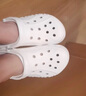 卡骆驰crocs洞洞鞋女鞋25夏季新款男鞋户外涉水鞋沙滩鞋情侣凉鞋拖鞋女 10126-100贝雅/白色（尺码偏大） 36-37 (220mm) 实拍图