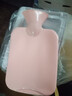 热水袋暖水袋注水大姨妈热敷暖肚子灌水暖手宝冲水暖手袋大号暖脚 樱花粉1000ml 【配超柔布套】 实拍图