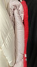 森马（Semir）轻松羽绒|90鸭绒羽绒服女冬季短款宽松花苞连帽甜美三防保暖外套 橡皮粉（白鸭绒）61216 S 实拍图