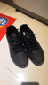 安踏男鞋运动鞋男秋冬季男士软底网面透气跑步鞋休闲鞋皮面防水鞋子男 【爆款皮面防水鞋】黑 40.5 （7.5码） 实拍图