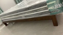 原始原素全实木床1.8米x2米现代简约主卧双人床纯实木榫卯大床L701D 低体-黑胡桃色1.8床+床垫20cm 大板床 实拍图