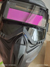 百舸 电焊防护面罩焊工用焊帽 电焊眼镜全脸防强光打眼 组合自动变光款  送10个保护片 实拍图