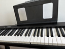 特伦斯折叠钢琴88键便携式电钢琴成人儿童电子琴重力度键盘V30pro家用 炫酷黑+专用琴包+Z型琴架 实拍图