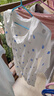 舒贝怡2件装婴儿衣服新生儿连体衣儿童哈衣宝宝纯棉爬爬服春秋款蓝 80CM 实拍图