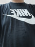 耐克(NIKE)男短袖T恤 纯棉 运动休闲 经典简约 AR5005-010 黑色XL 实拍图