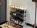 小匠材鞋架简易家用门口宿舍室内多层收纳出租屋鞋架子黑色5层75cm 实拍图