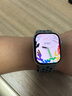 Apple/苹果 Watch Series 10 智能手表GPS款46毫米银色铝金属表壳丹宁色运动型表带M/L MX223CH/B 实拍图